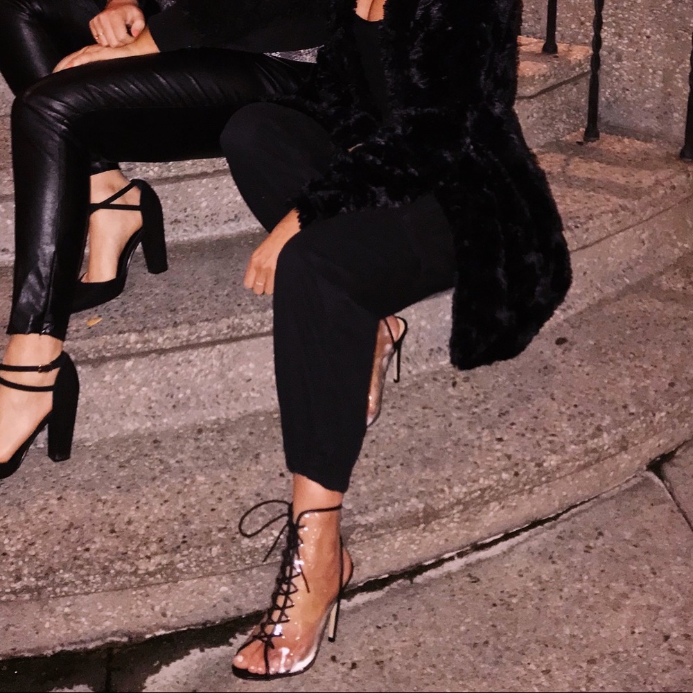 Lace up heels